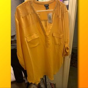 Yellow dress shirt
